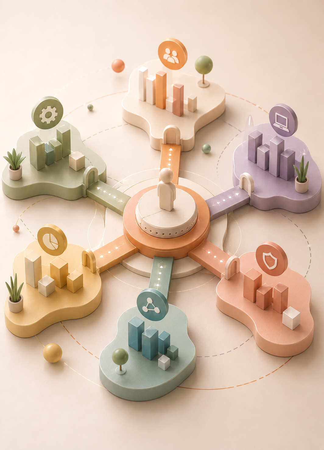 Enterprise change management and training session across departments