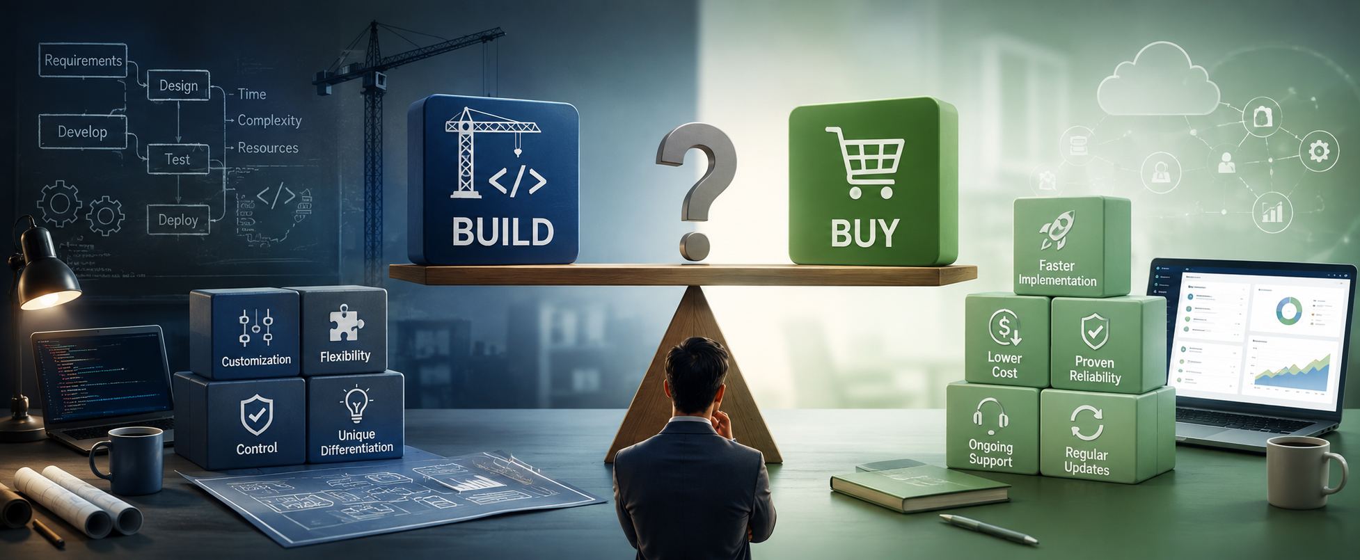 A build versus buy decision framework based on core and context capabilities