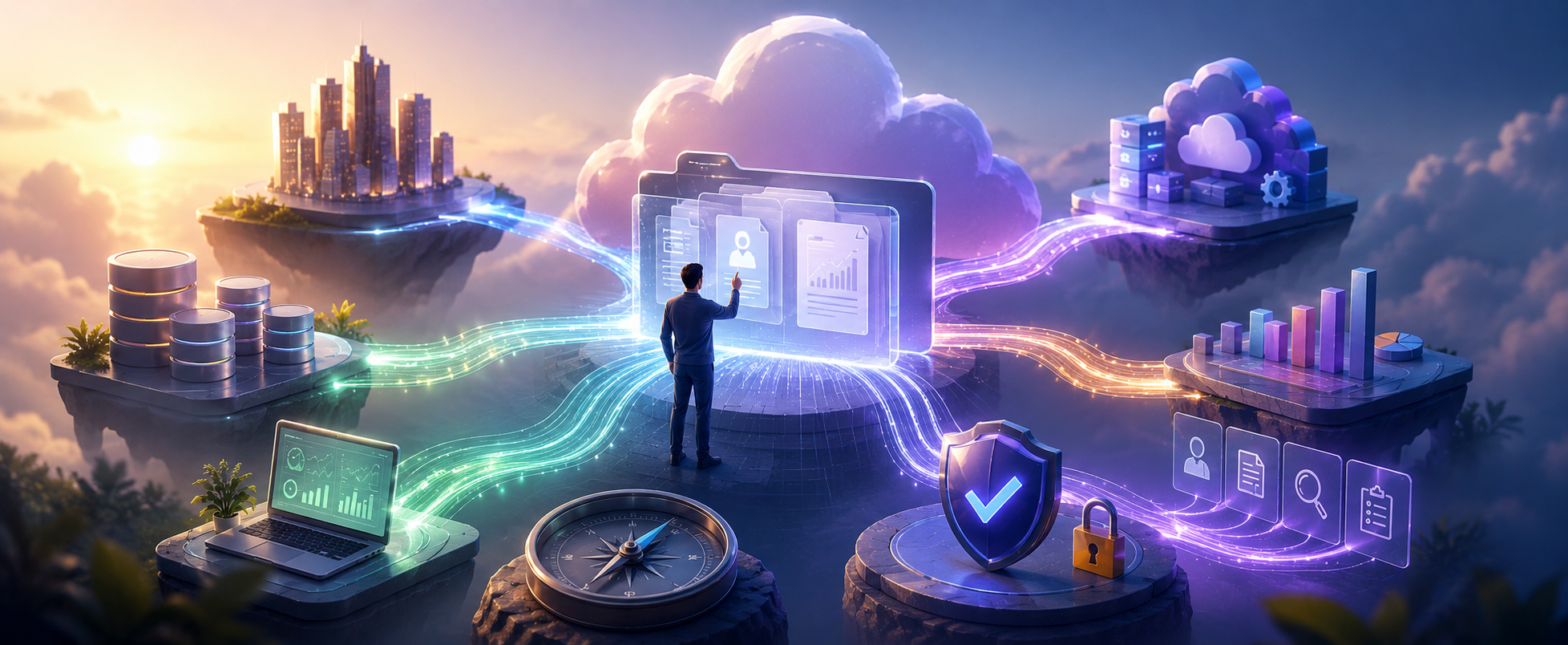 The pillars of cloud data governance protecting a distributed cloud data estate