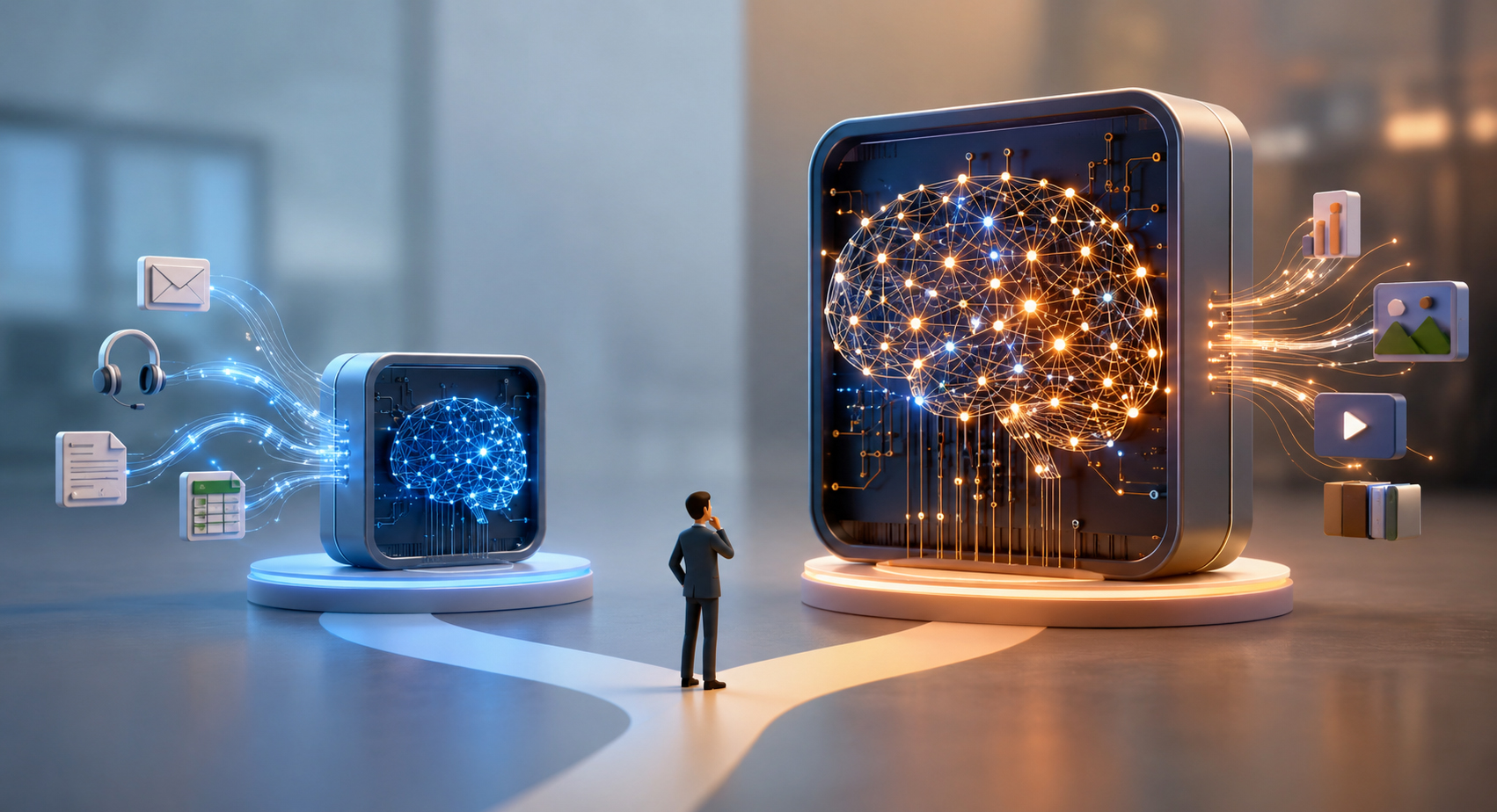 Small Language Models vs. Large Language Models: Choosing the Right AI for Your Business