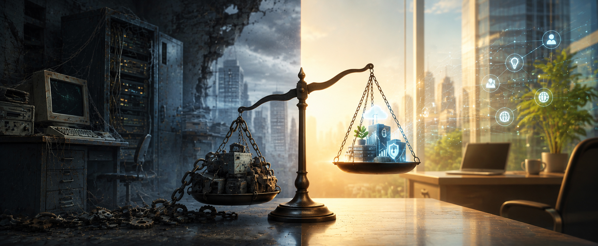 Visible versus hidden costs of running an outdated legacy technology system