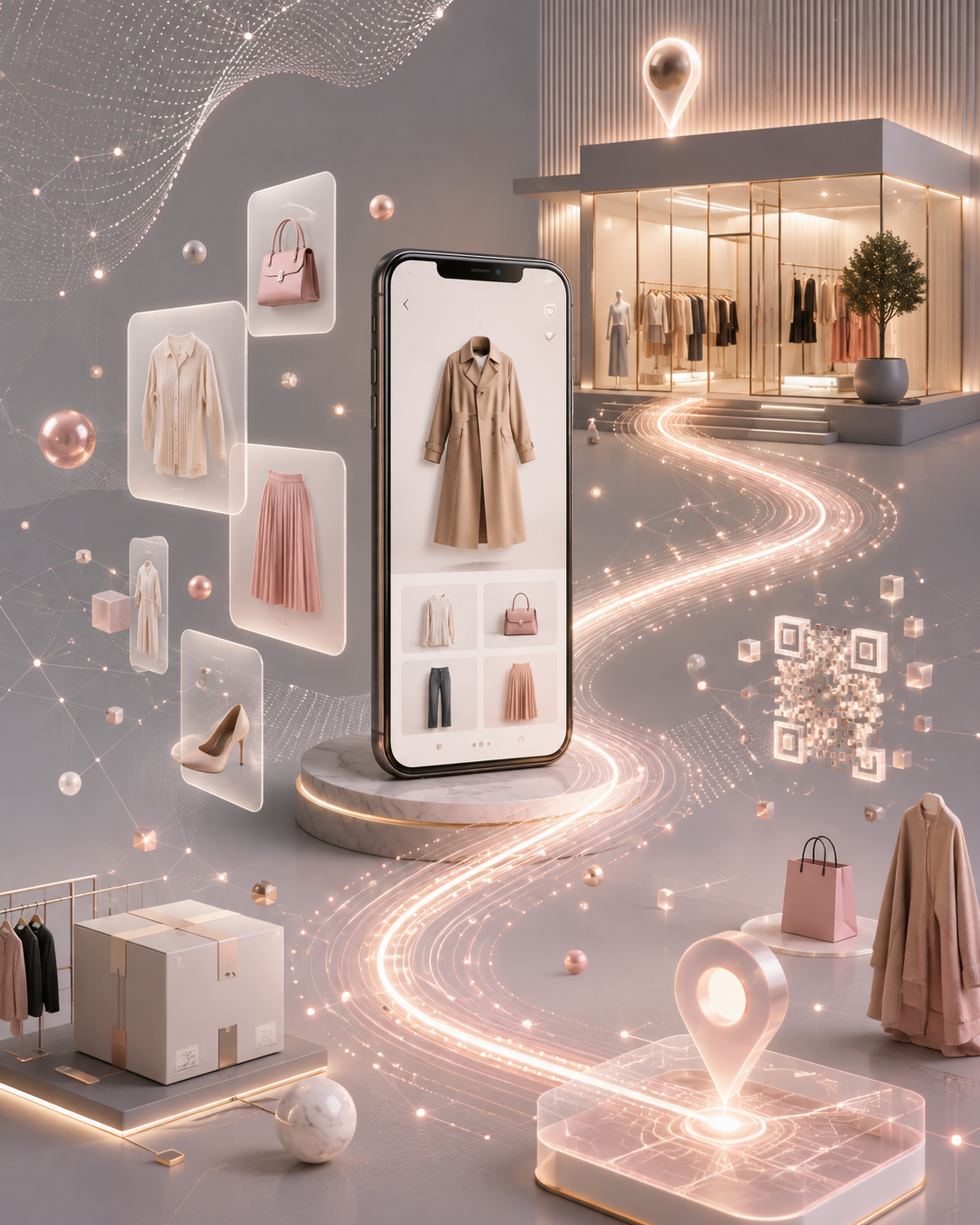 ZARA omnichannel fashion experience: collections, shopping and store mode on mobile