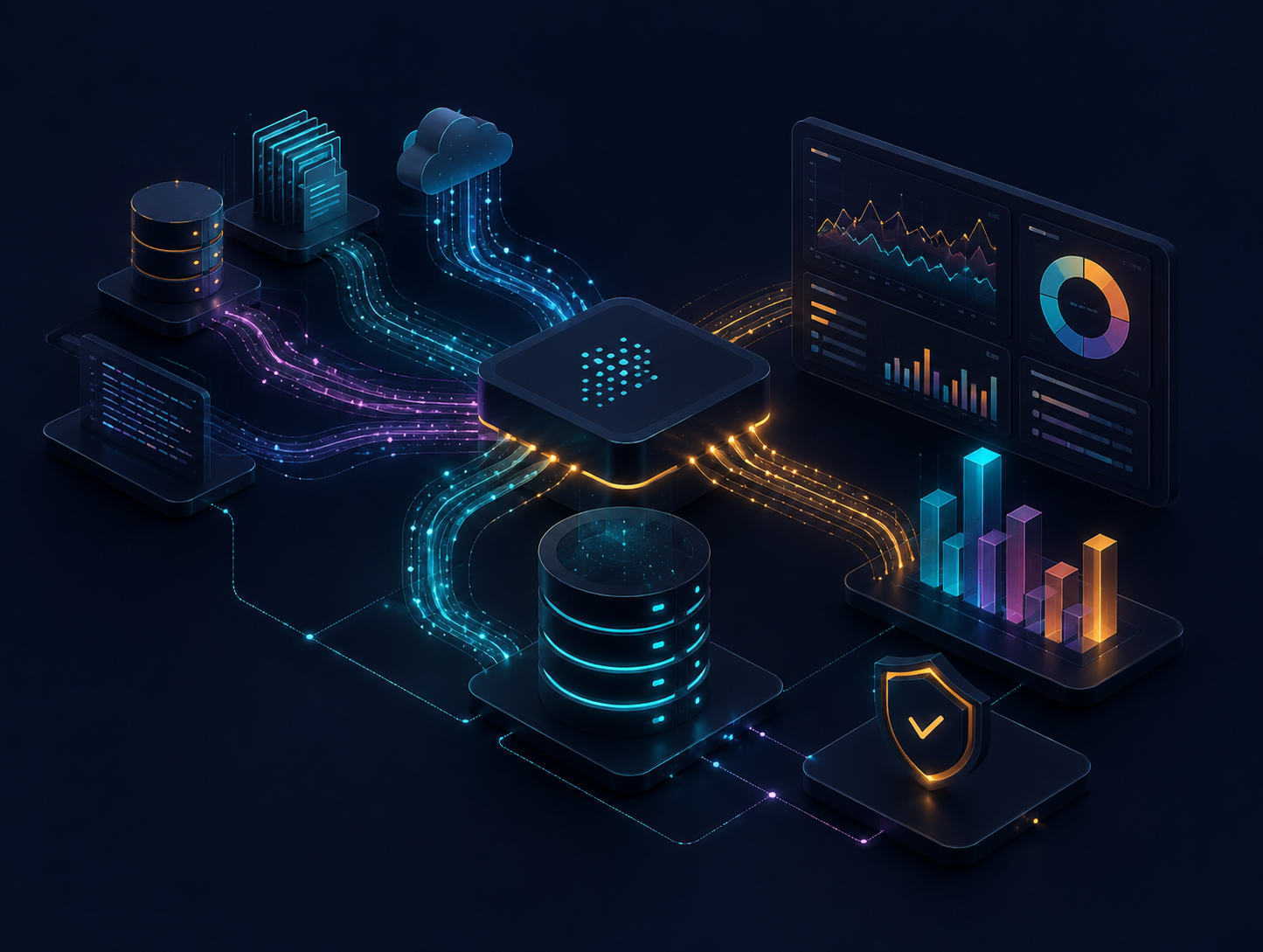 Example analytics dashboard delivered by 3Shadz