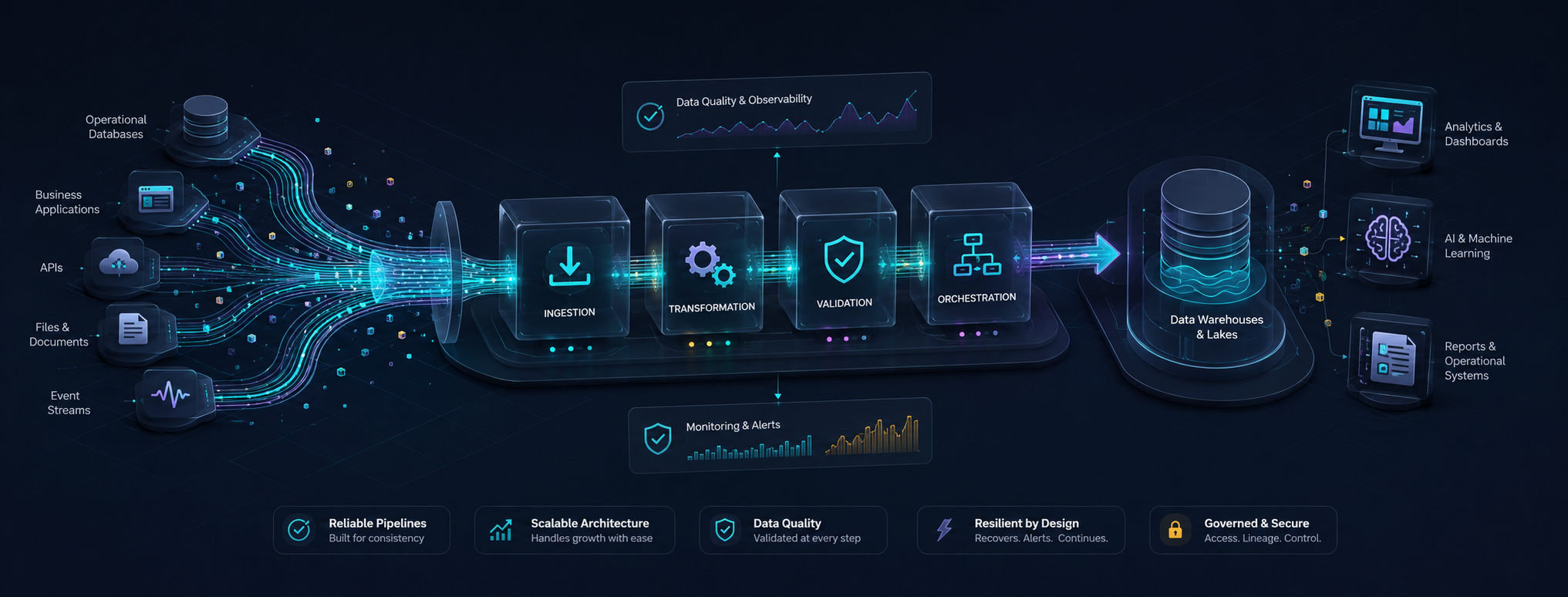 3Shadz data engineering pipeline architecture in design